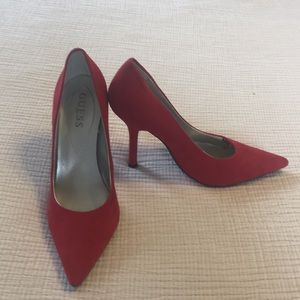 Red Guess heels